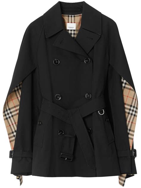 burberry smoked trench cape|burberry trench coats for women.